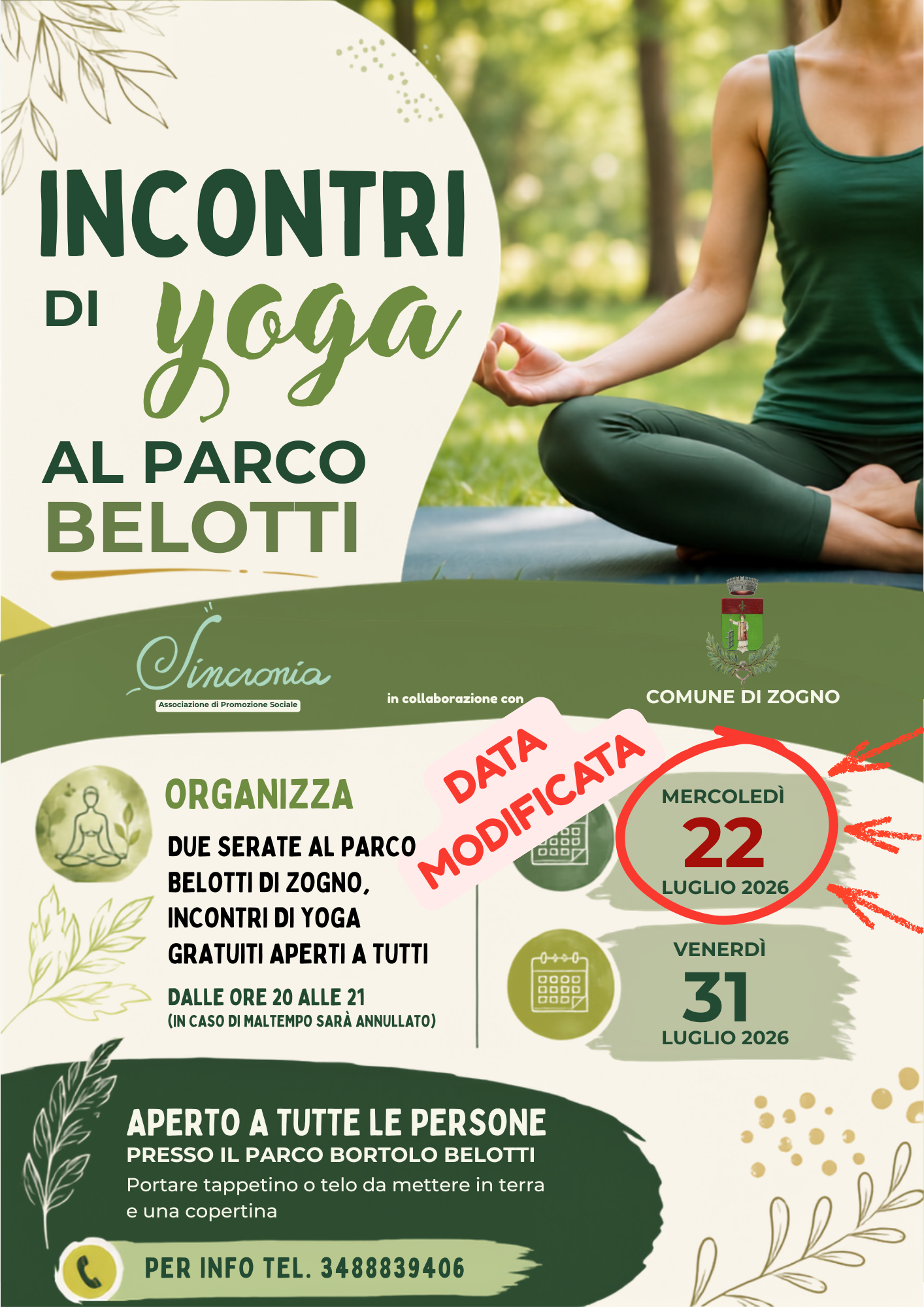 2026-07-22 Yoga al parco 2026-07-22 Yoga al parco